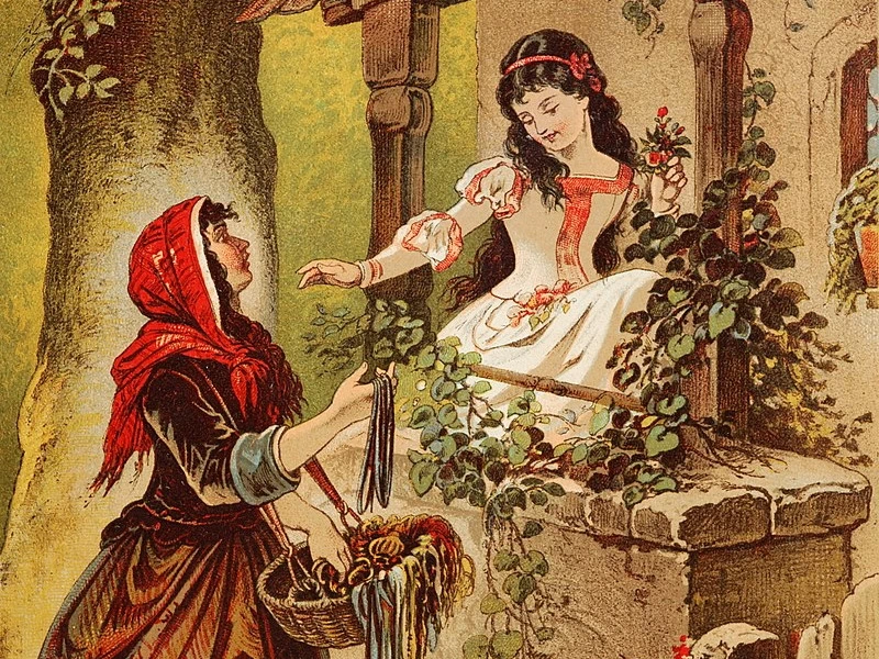 1824-Gottlob Heinrich Leutemann - Biancaneve